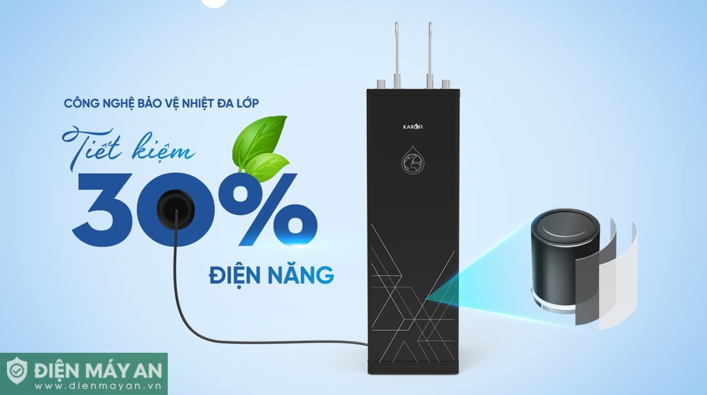 Máy lọc nước RO nóng nguội Karofi KAH-D10 10 lõi